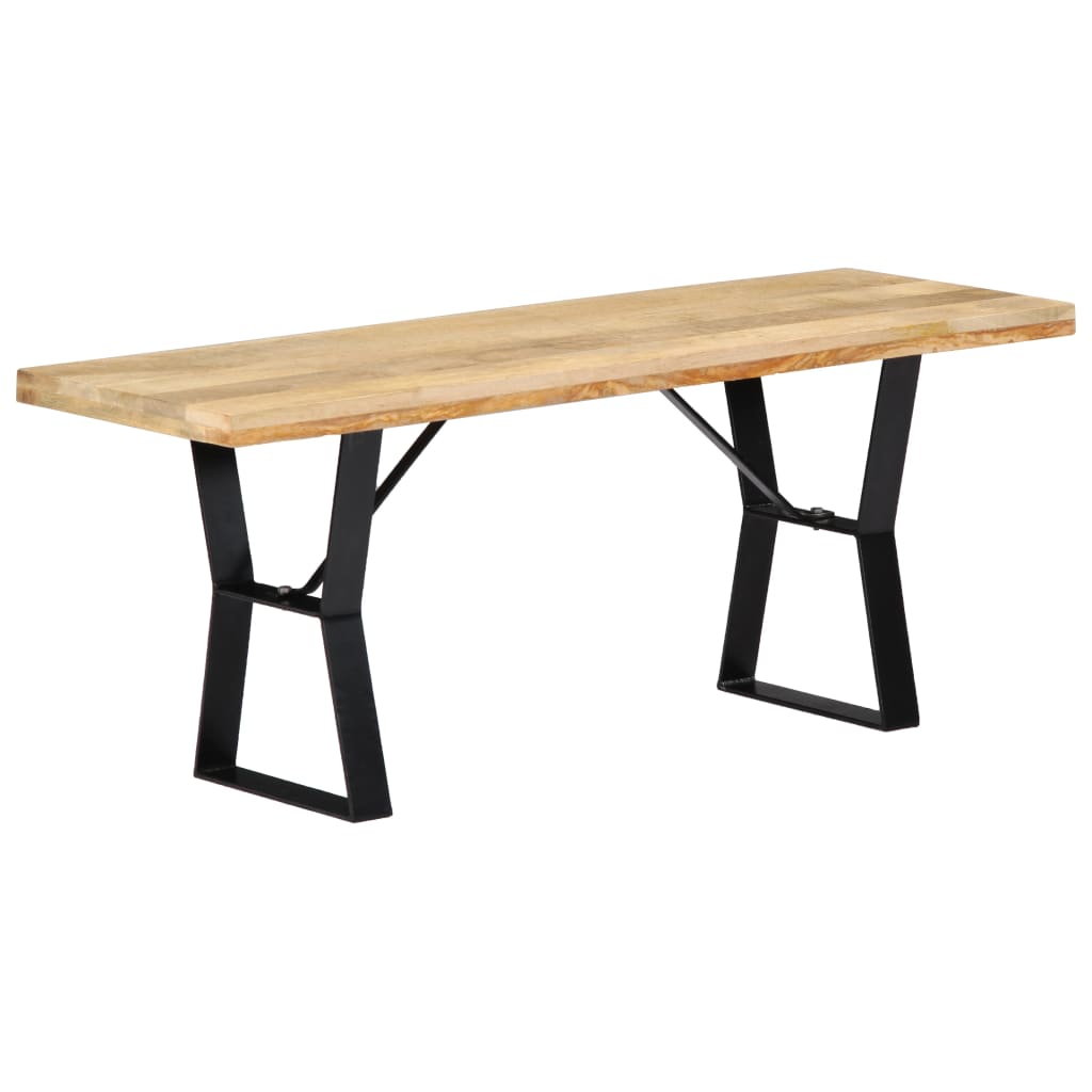 Berkfield Bench 110 cm Solid Mango Wood