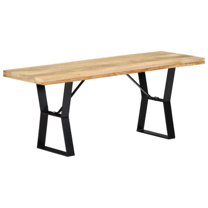 Berkfield Bench 110 cm Solid Mango Wood