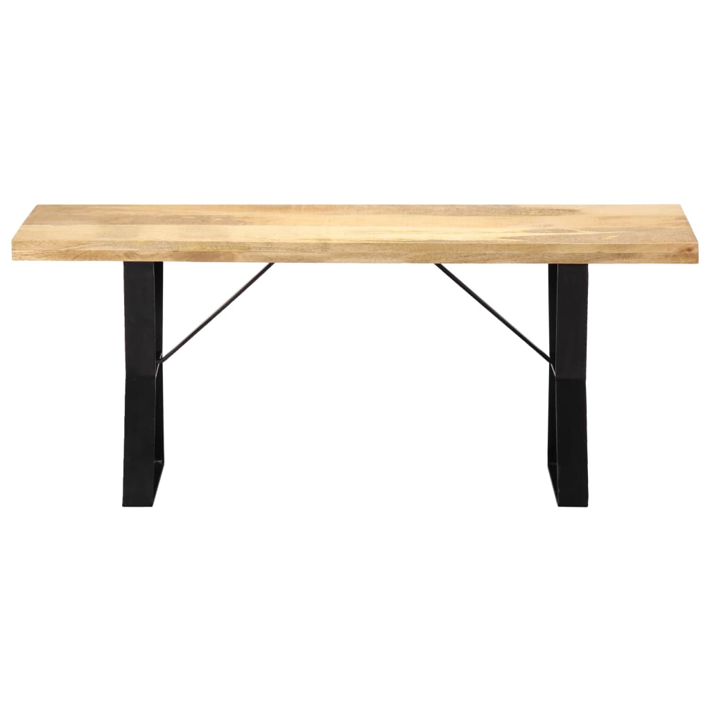 Berkfield Bench 110 cm Solid Mango Wood