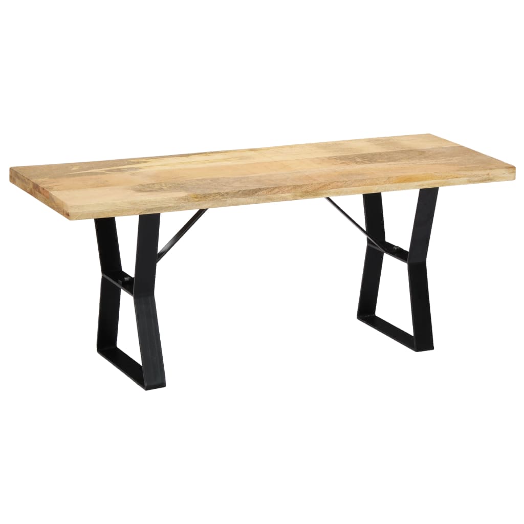 Berkfield Bench 110 cm Solid Mango Wood