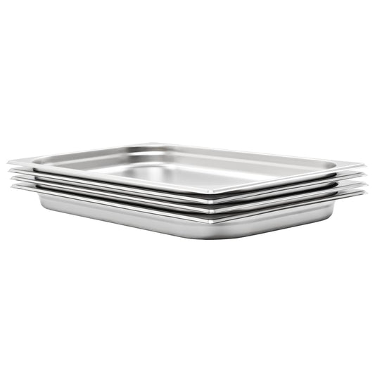 Berkfield Gastronorm Containers 4 pcs GN 1/1 40 mm Stainless Steel