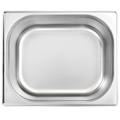 Berkfield Gastronorm Containers 2 pcs GN 1/2 200 mm Stainless Steel
