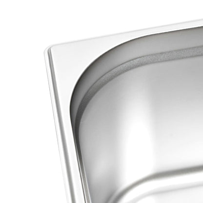 Berkfield Gastronorm Containers 2 pcs GN 1/2 200 mm Stainless Steel