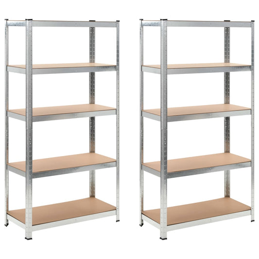 Berkfield Storage Shelves 2 pcs 90x40x180 cm MDF
