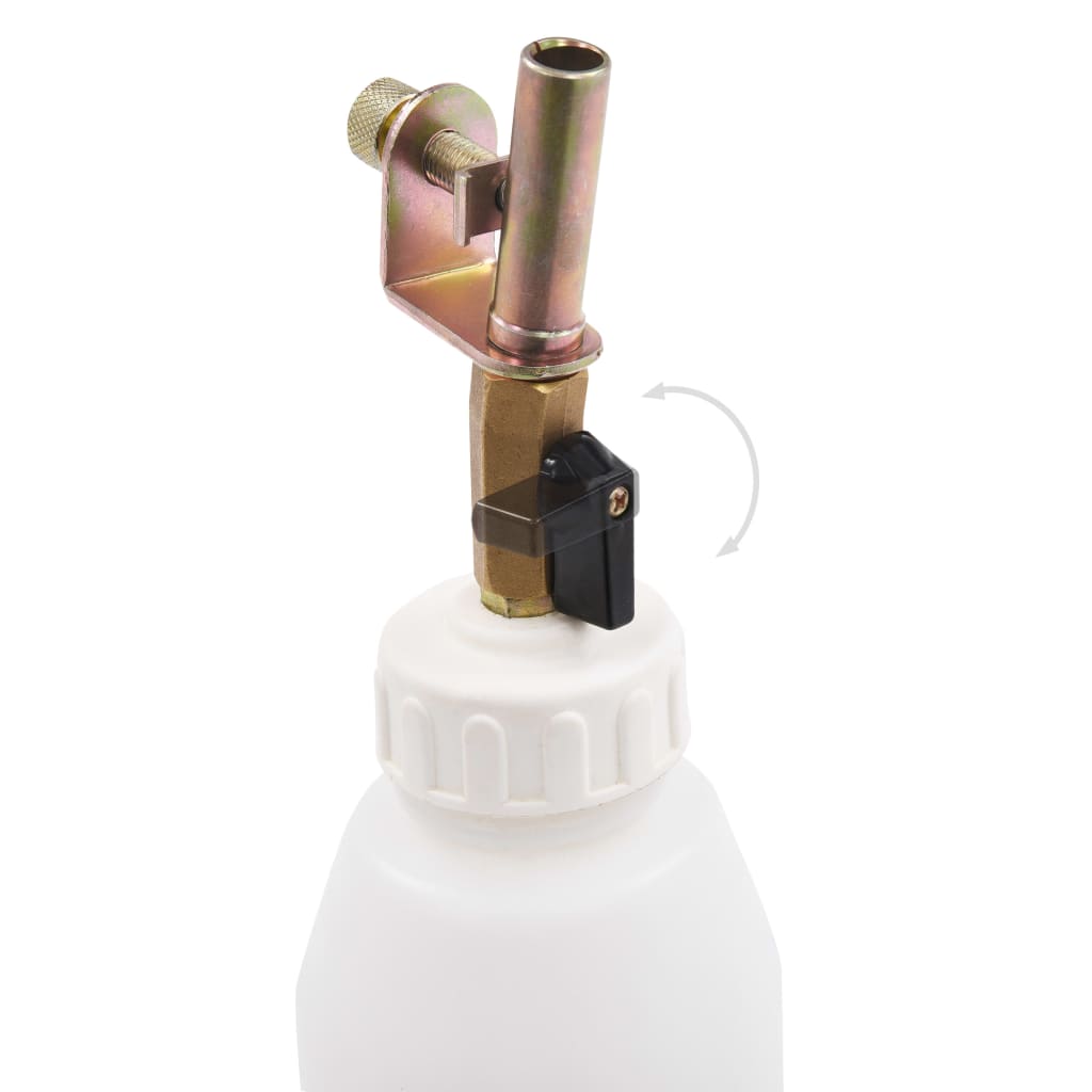 Berkfield Pneumatic Brake Bleeder Extractor Pump with Filler Bottle 2 L