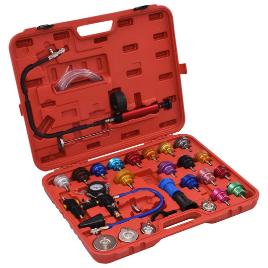 Berkfield 28 Piece Cooling System & Radiator Cap Pressure Tester
