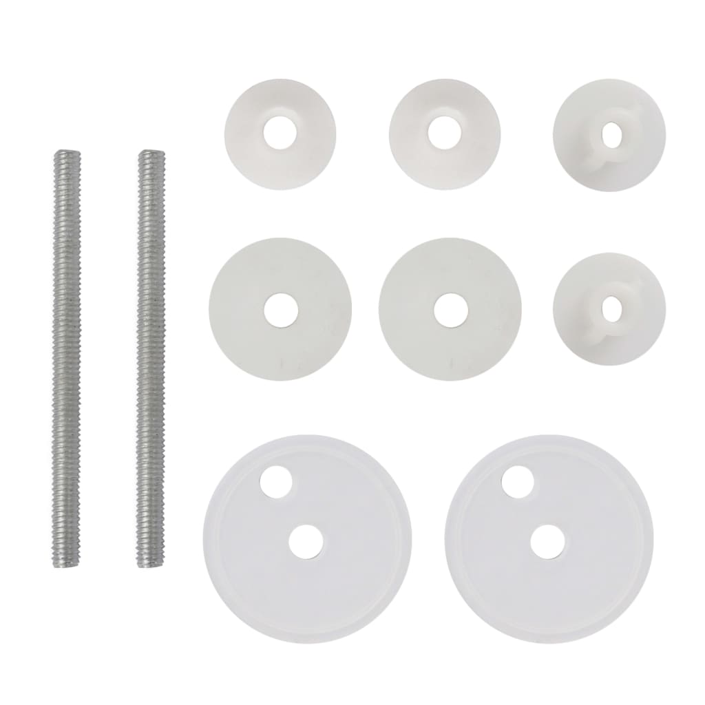 Berkfield Toilet Seats with Lids 2 pcs MDF Water