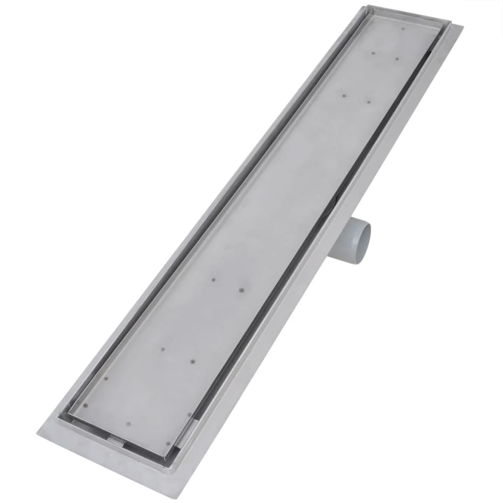 Berkfield Linear Shower Drain 2 pcs 730x140 mm Stainless Steel