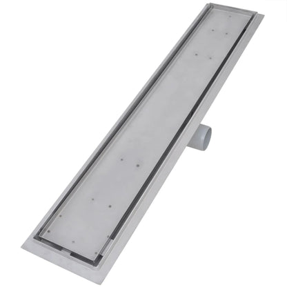 Berkfield Linear Shower Drain 2 pcs 730x140 mm Stainless Steel