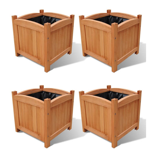 Berkfield Raised Beds 4 pcs 30x30x30 cm (2x41301)
