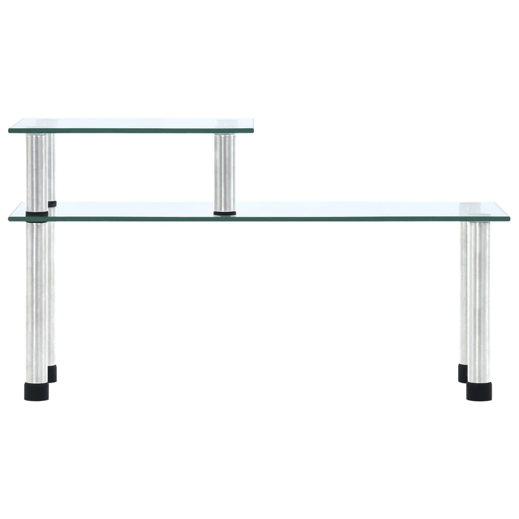Berkfield Kitchen Shelf Transparent 45x16x26 cm Tempered Glass