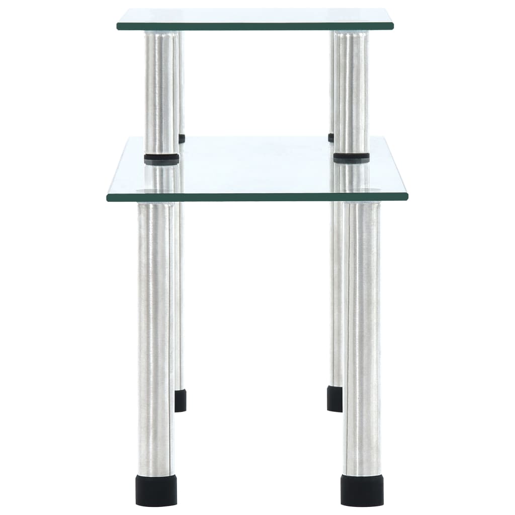 Berkfield Kitchen Shelf Transparent 45x16x26 cm Tempered Glass