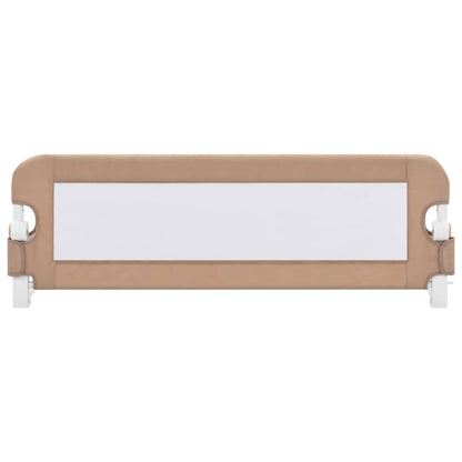 Berkfield Toddler Safety Bed Rail Taupe 120x42 cm Polyester