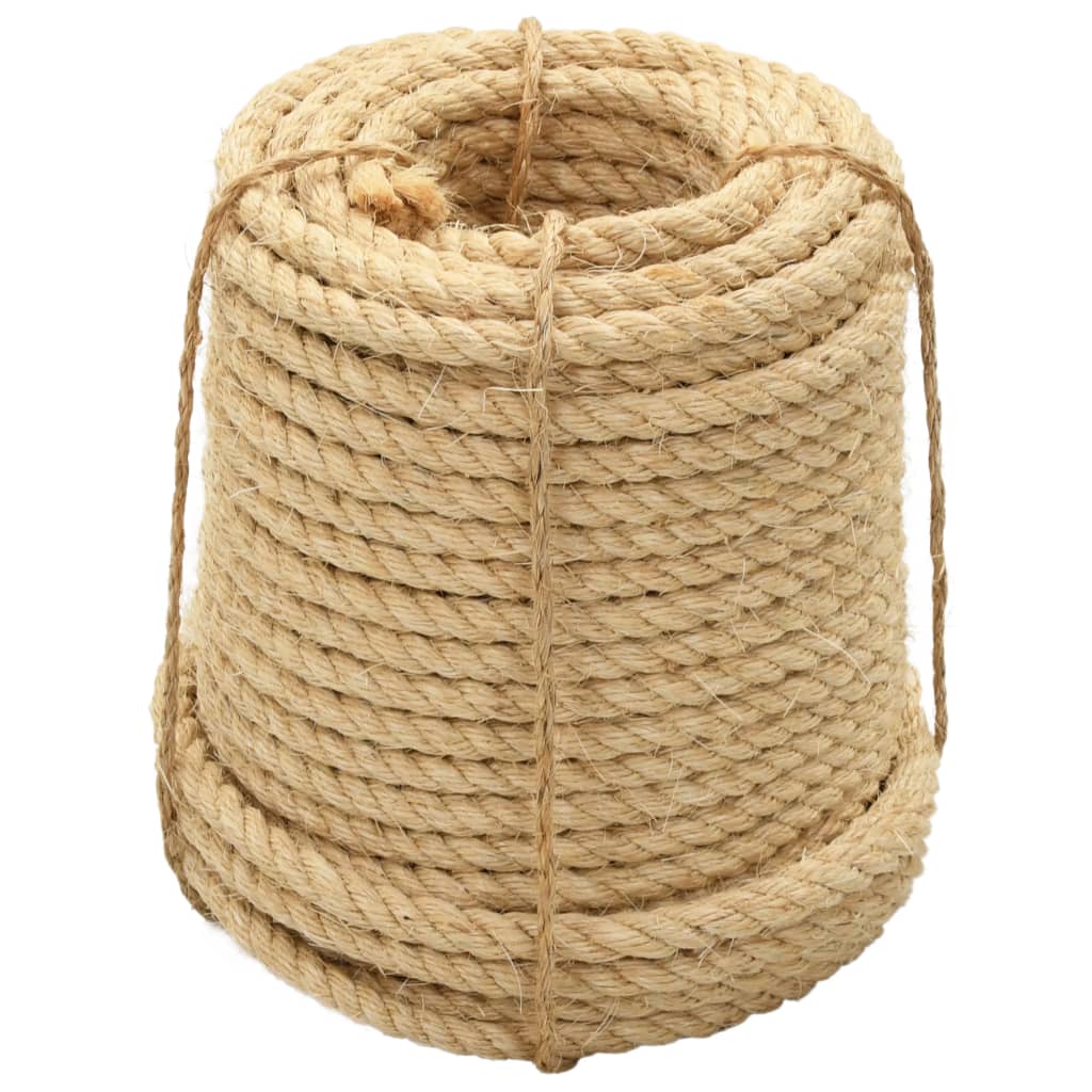 Berkfield Rope 100% Sisal 12 mm 50 m