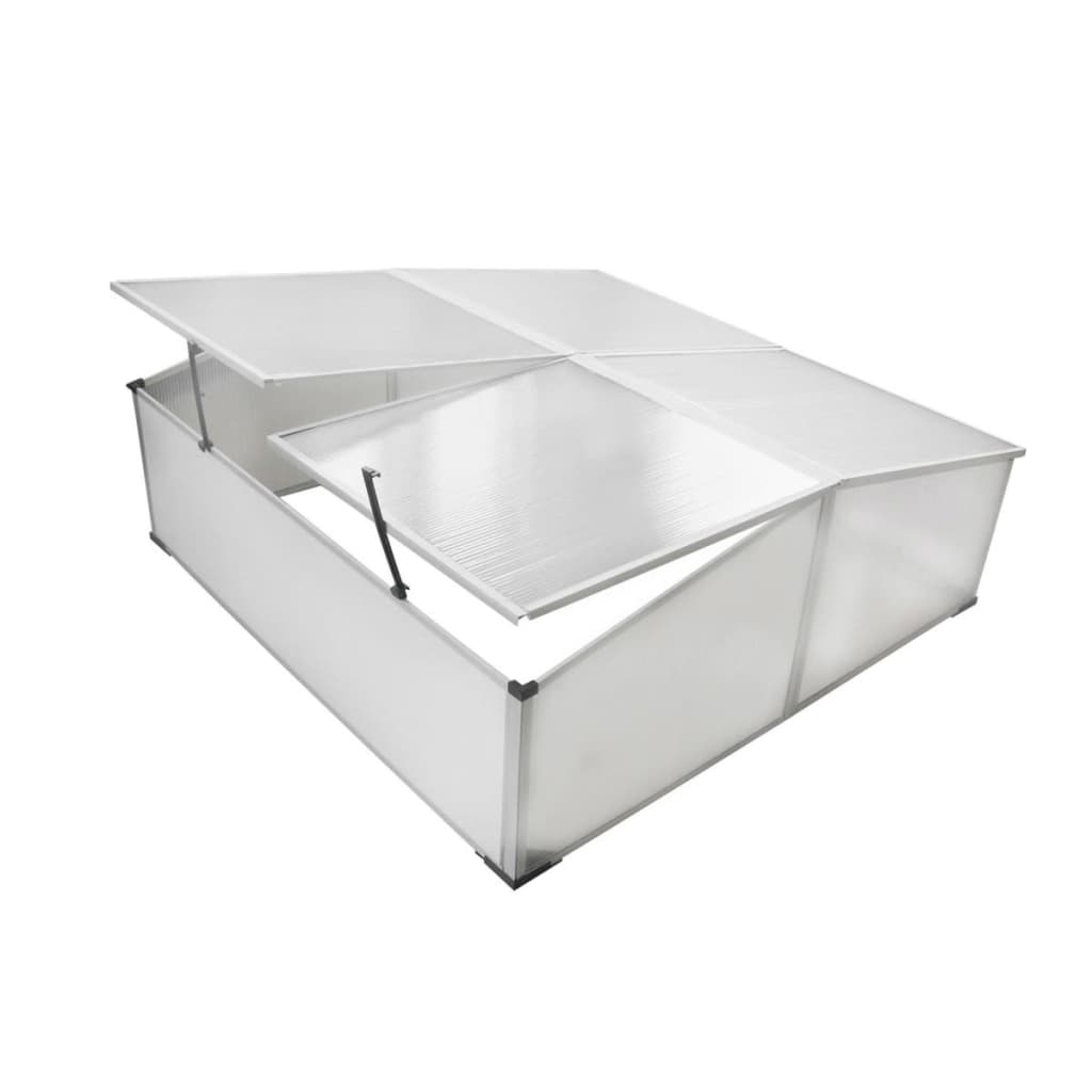 Berkfield Cold Frame 4 Lids 108x110x41 cm