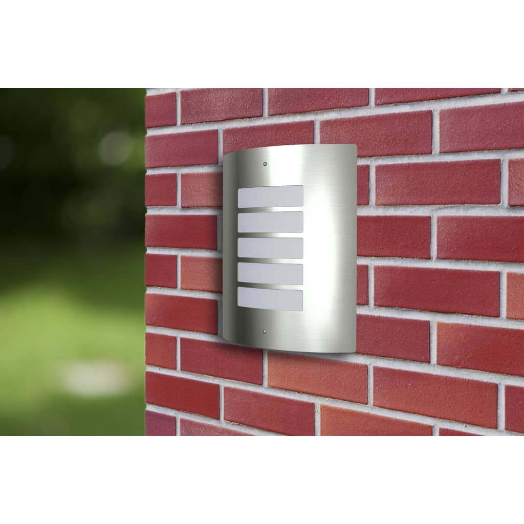 Berkfield Wall Lamp Waterproof Stainless Steel