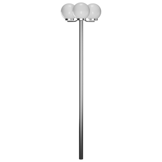 Berkfield Garden Lamp Post 3 Lamps 220 cm