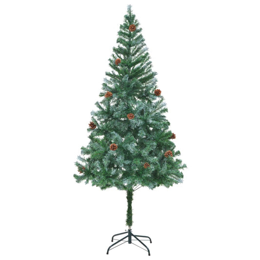 Berkfield Artificial Christmas Tree with Pinecones 180 cm