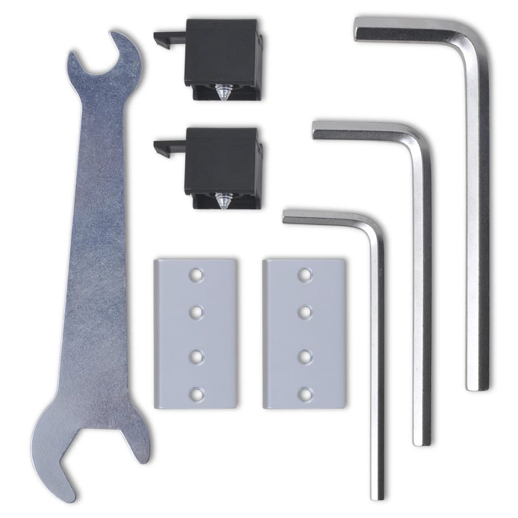 Berkfield Sliding Door Glass and Aluminium 178 cm Silver