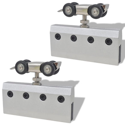 Berkfield Sliding Door Glass and Aluminium 178 cm Silver