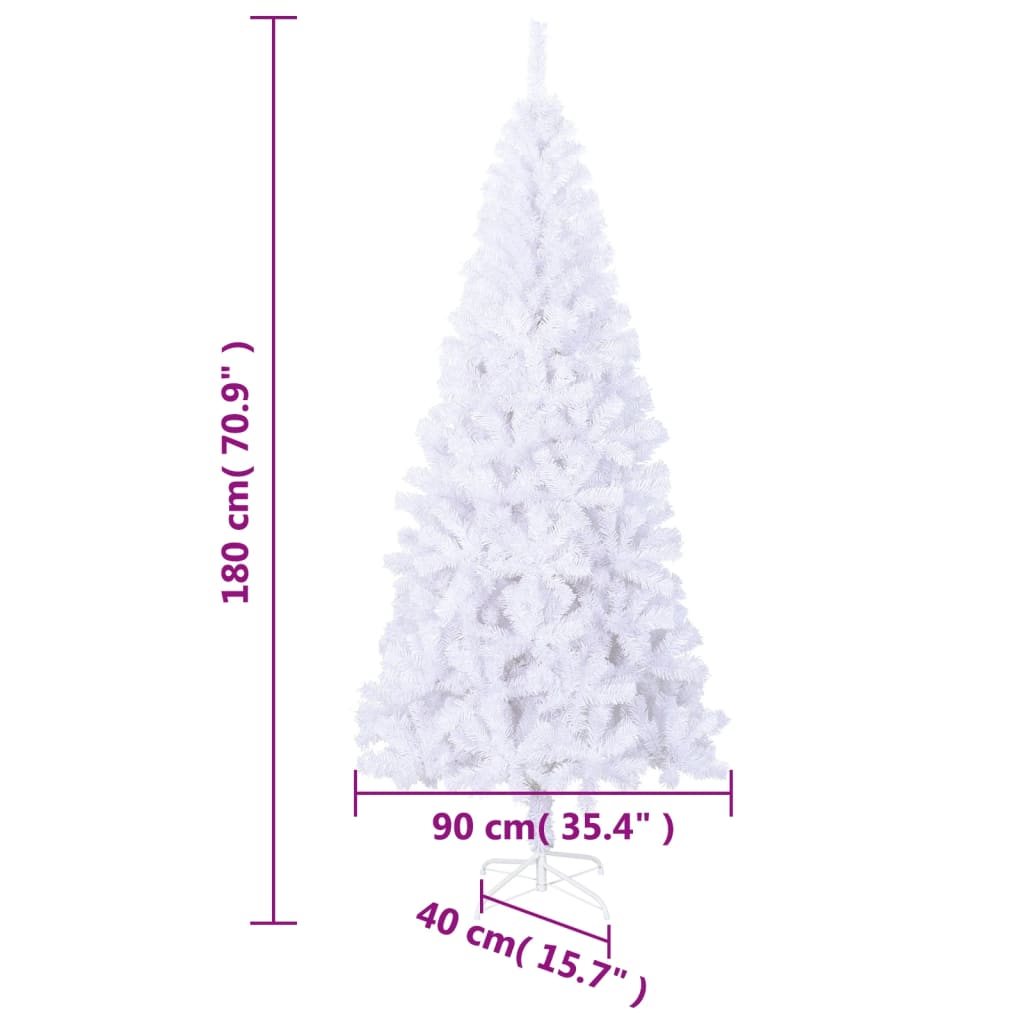 Berkfield Artificial Christmas Tree with Stand 180 cm 620 Branches