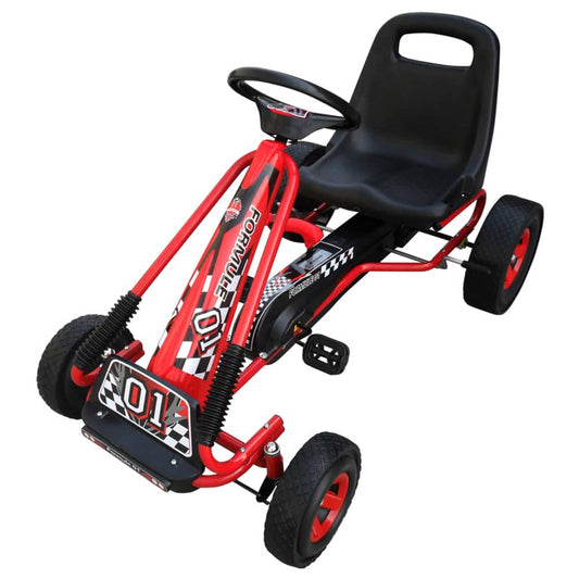 Berkfield Children Pedal Go Kart Red