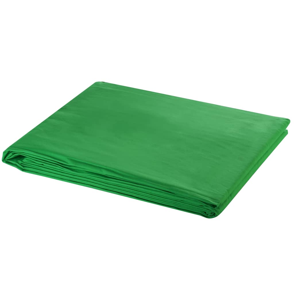 Berkfield Backdrop Cotton Green 300x300 cm Chroma Key