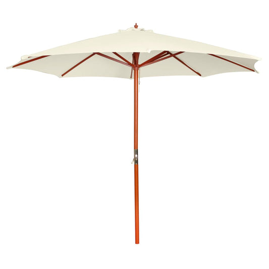Berkfield Parasol 300x258 cm Sand White