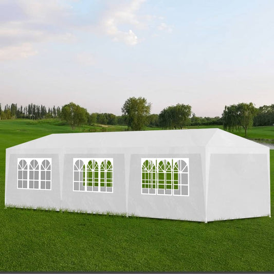 Berkfield Party Tent 3x9 m White