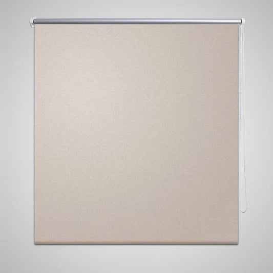 Roller Blind Blackout 80 x 230 cm Beige