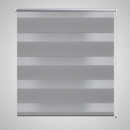 Berkfield Zebra Blind 100 x 175 cm Grey