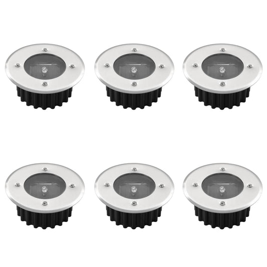 Solar 6x round Ground Spot