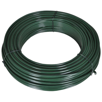 Berkfield Fence Span Wire 55 m 2.1/3.1 mm Steel Green