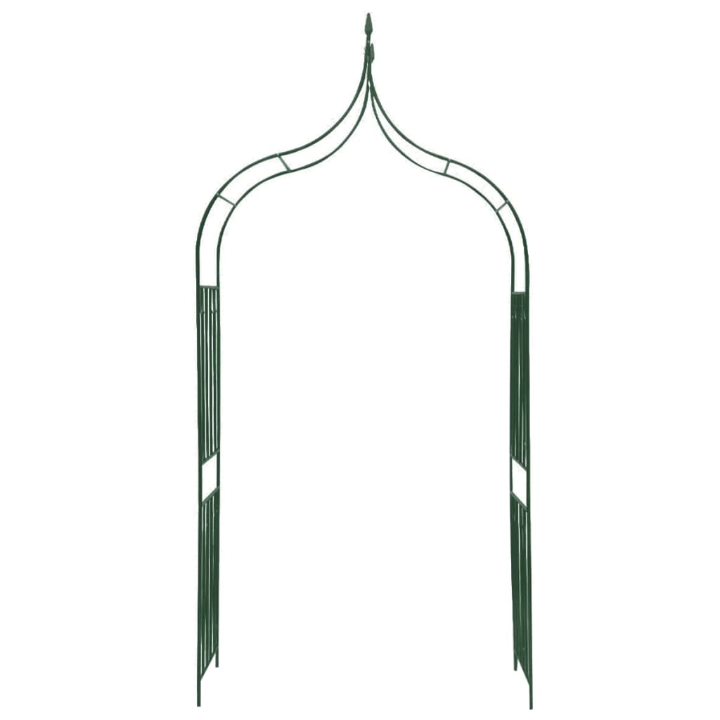 Garden Arch Spike Design Climbing Plants Dark Green