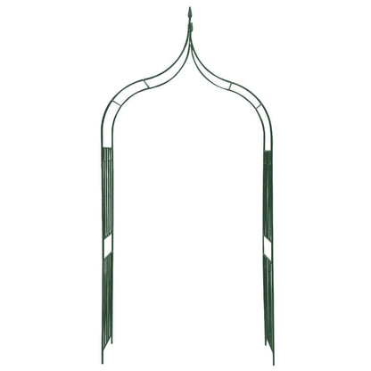 Garden Arch Spike Design Climbing Plants Dark Green