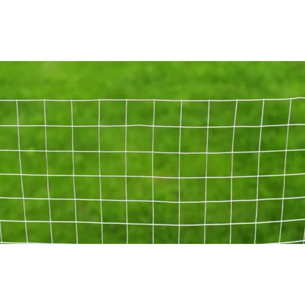Berkfield Chicken Wire Fence Galvanised Steel 10x1 m Silver