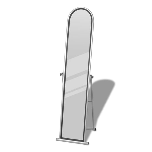 Berkfield Free Standing Floor Mirror Full Length Rectangular Grey