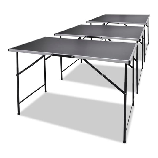 Berkfield Pasting Tables 3 pcs Foldable