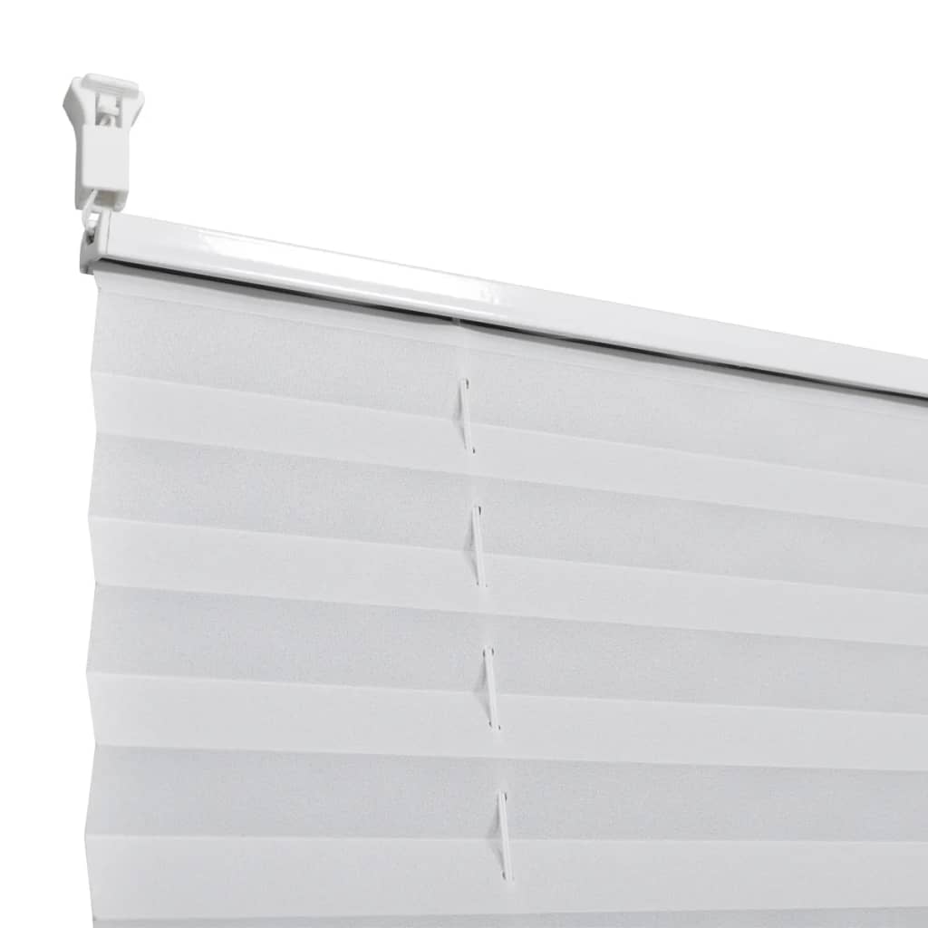 Plisse Blind 60x150cm White Pleated Blind