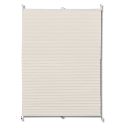 Berkfield Plisse Blind 90x150cm Cream