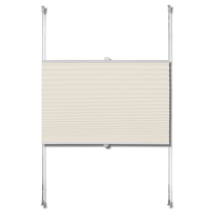 Berkfield Plisse Blind 90x150cm Cream