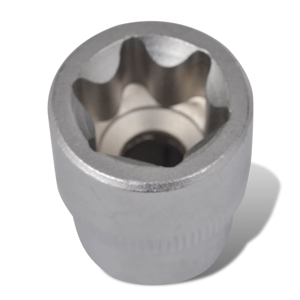 Berkfield Torx Star Socket Set 12 pcs with Clip Strip