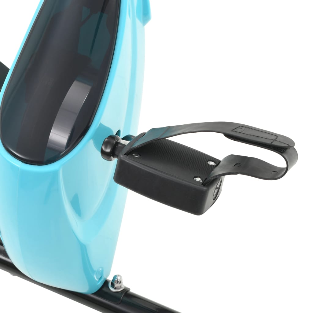 Berkfield Magnetic Exercise X-Bike with Pulse Measurement Black and Blue