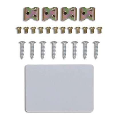 Berkfield Car Central Door Lock Kit with 2 Key Remotes for VW/Audi/Skoda&4 Motor