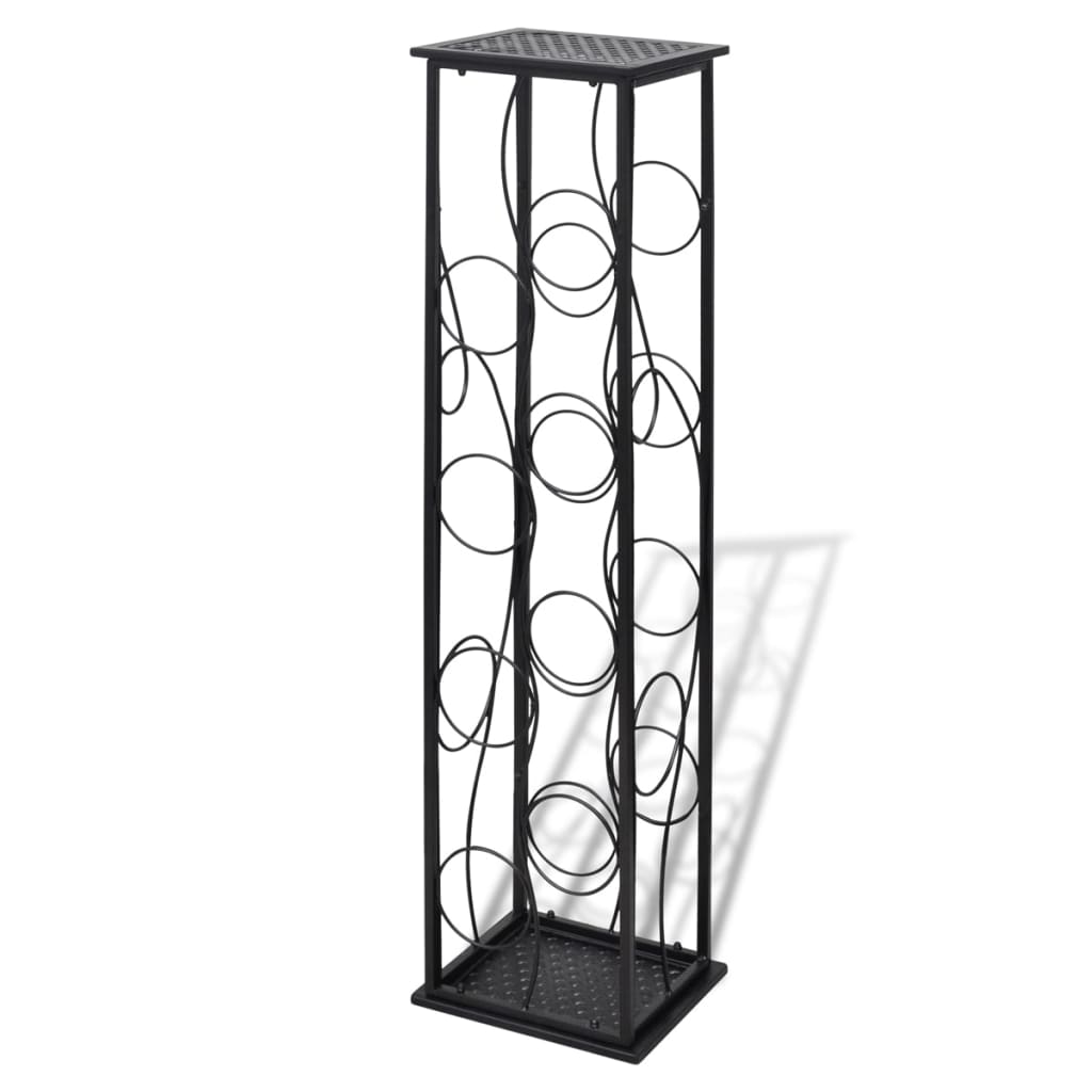 Berkfield Wine Rack for 8 Bottles Metal
