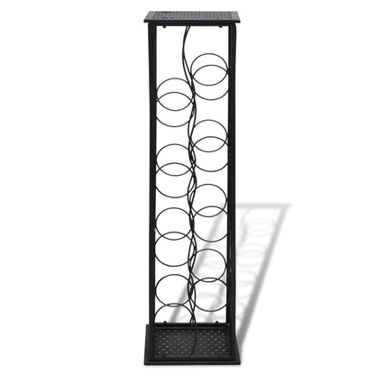Berkfield Wine Rack for 8 Bottles Metal
