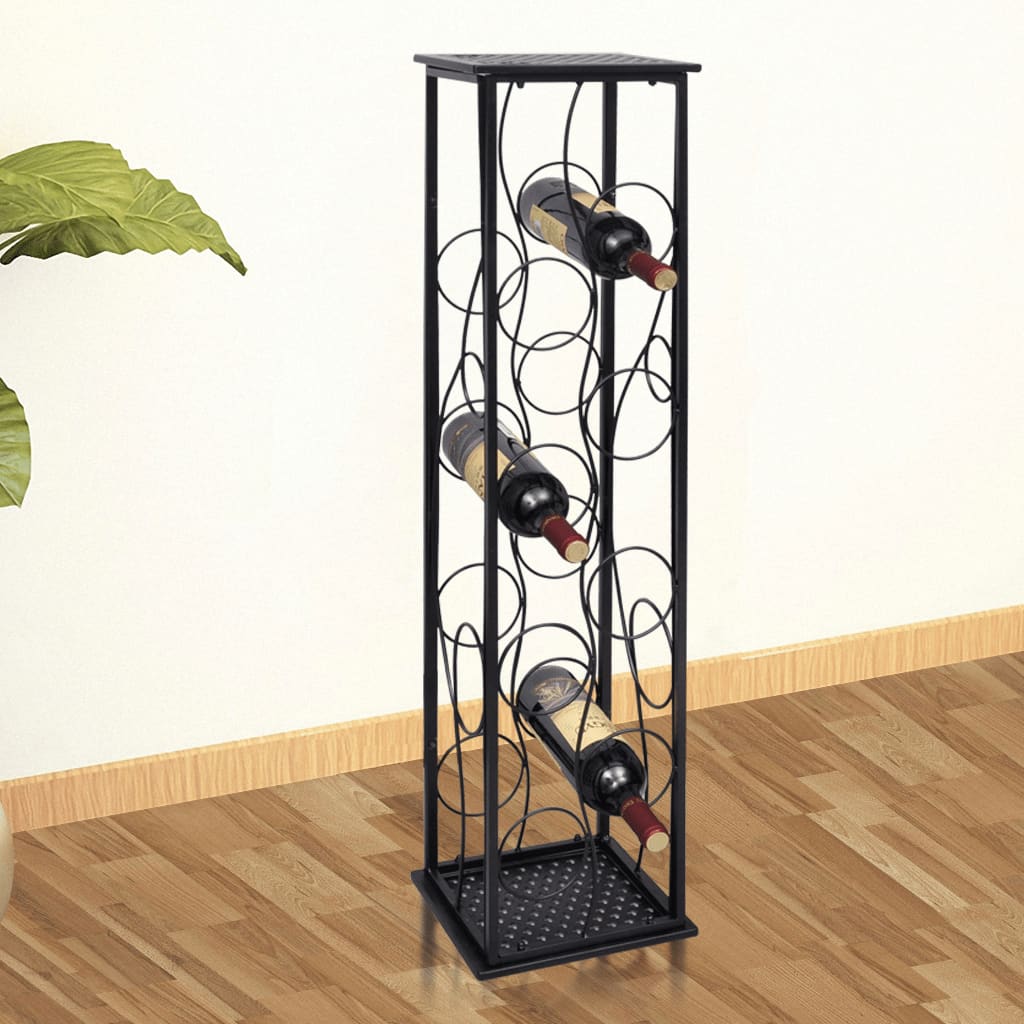 Berkfield Wine Rack for 8 Bottles Metal