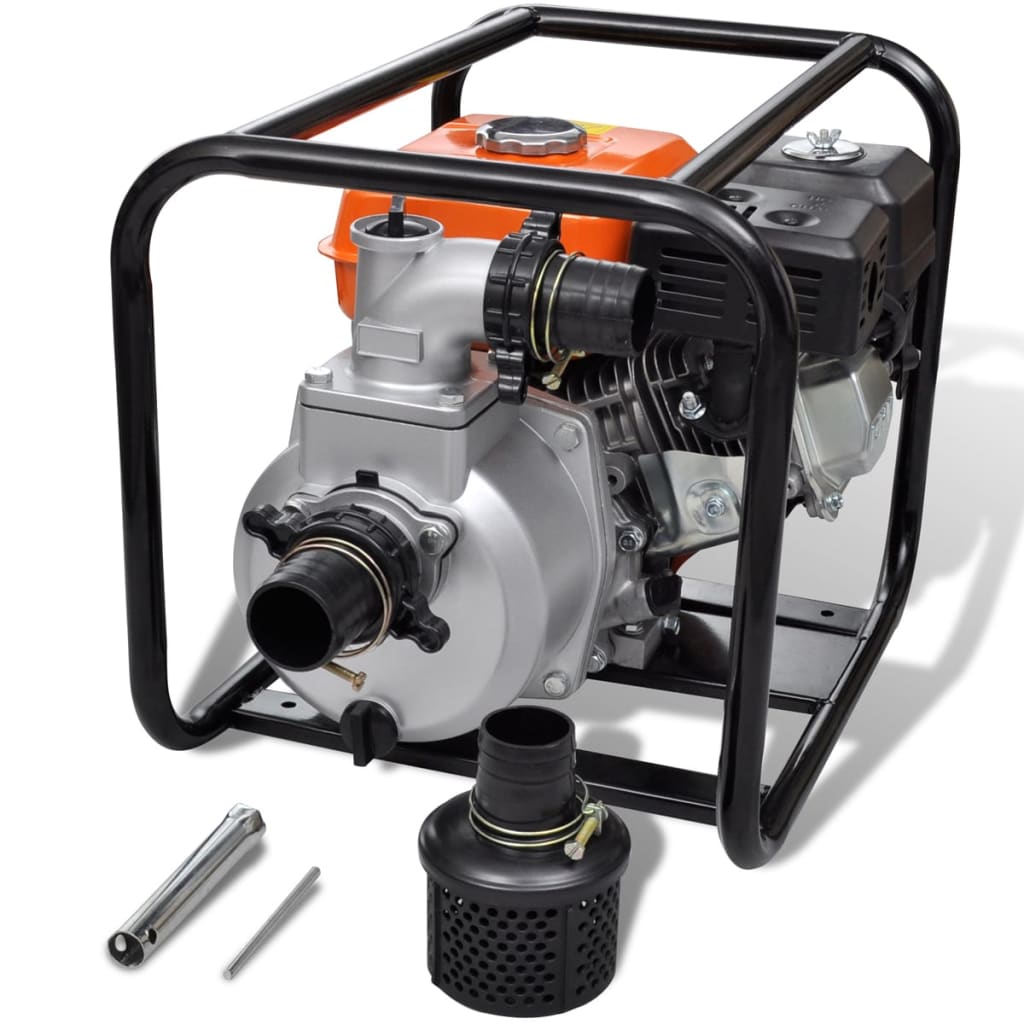 Berkfield Petrol Engine Water Pump 80 mm Connection 4800 W