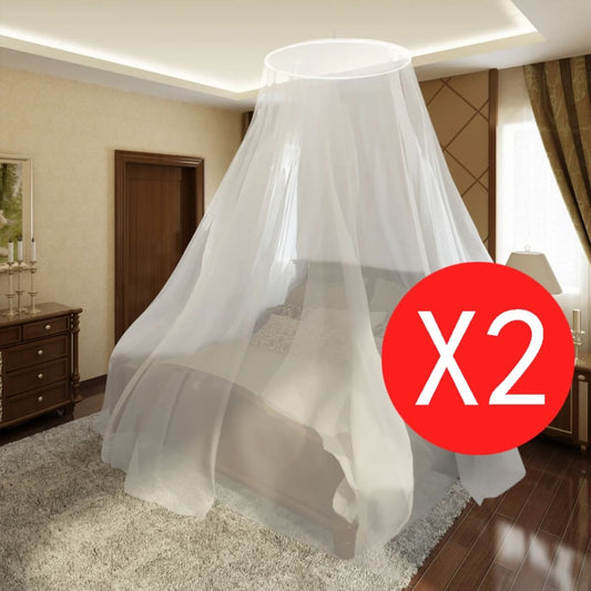 Berkfield Mosquito Net 2 pcs Round 56x325x230 cm