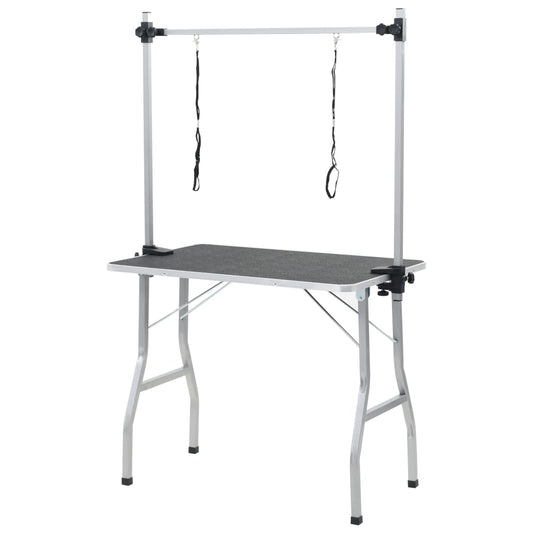 Berkfield Bath Grooming Table for Dogs Cats Pets Adjustable 2 Loops